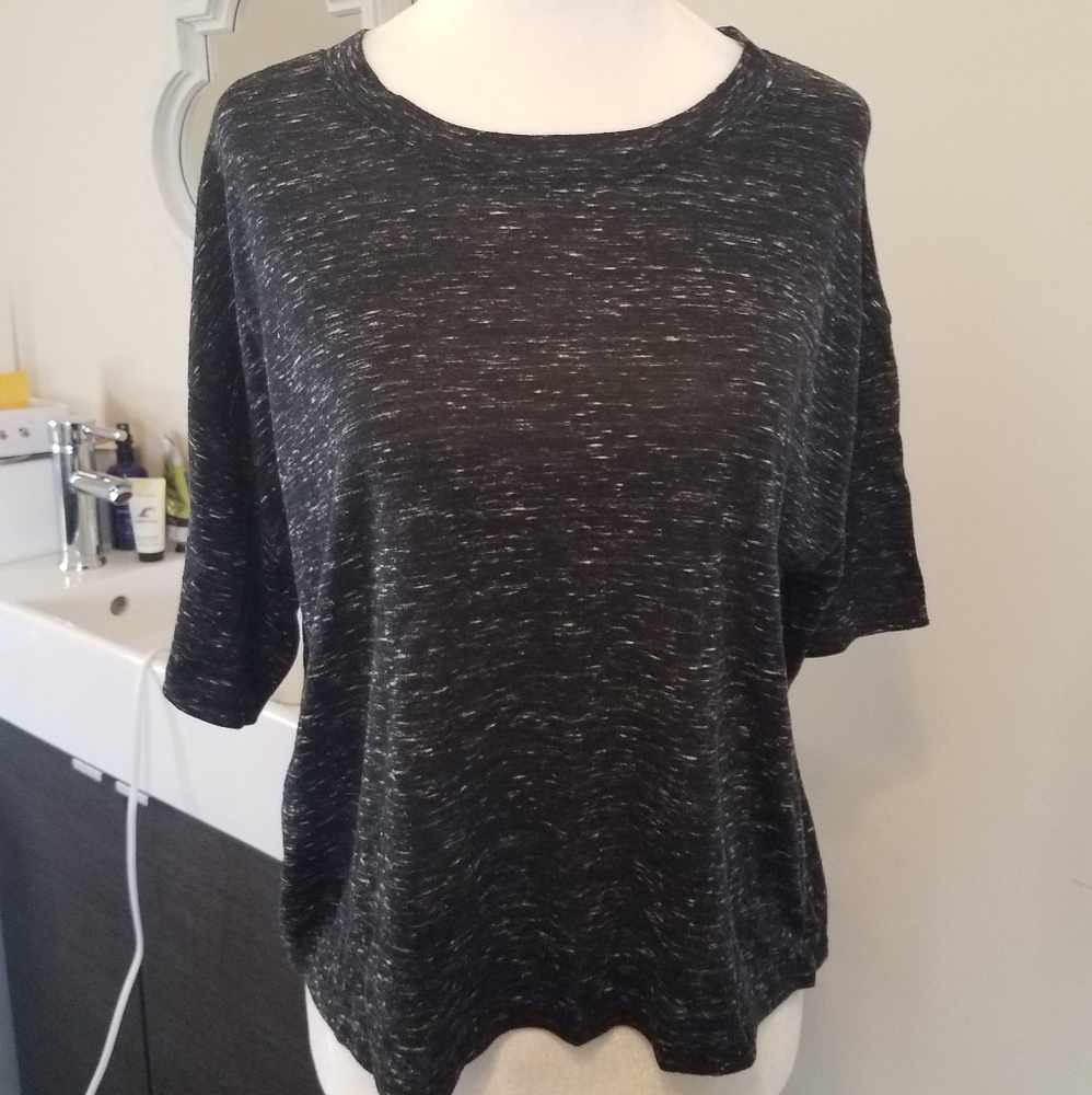 Short sleeve cropped shirt